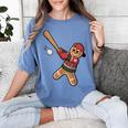 Ugly Christmas Sweater Gingerbread Baseball Toddler Kids Women's Comfort Colors T-Shirt Chalky Mint Ugly Christmas Sweater Gingerbread Baseball Toddler Kids Women's Comfort Colors T-Shirt Chalky Mint