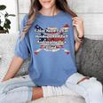 Umpire And Hotdogs 4th July Baseball Moms Women's Comfort Colors T-Shirt Chalky Mint