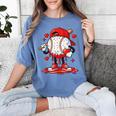 Valentine Baseball Drip Ice Cream Youth Boys Couples Women's Comfort Colors T-Shirt Chalky Mint Valentine Baseball Drip Ice Cream Youth Boys Couples Women's Comfort Colors T-Shirt Chalky Mint
