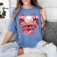 Valentine Baseball Lifestyle Home Plate Ice-Cream Drip Boys Women's Comfort Colors T-Shirt Chalky Mint Valentine Baseball Lifestyle Home Plate Ice-Cream Drip Boys Women's Comfort Colors T-Shirt Chalky Mint