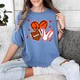 Valentines Baseball Basketball Football Heart Boy Men Women's Comfort Colors T-Shirt Chalky Mint Valentines Baseball Basketball Football Heart Boy Men Women's Comfort Colors T-Shirt Chalky Mint
