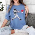 Valentines Baseball Batter Heart Player Silhouette Premium Tri-Blend Women's Comfort Colors T-Shirt Chalky Mint Valentines Baseball Batter Heart Player Silhouette Premium Tri-Blend Women's Comfort Colors T-Shirt Chalky Mint