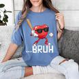 Valentines Bruh Red Heart Playing Baseball Men Boys Kids Women's Comfort Colors T-Shirt Chalky Mint Valentines Bruh Red Heart Playing Baseball Men Boys Kids Women's Comfort Colors T-Shirt Chalky Mint