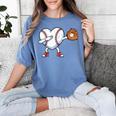 Valentines Day Baseball Ball Heart Dab Boys Kids Men Women's Comfort Colors T-Shirt Chalky Mint