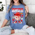 Valentines Day Baseball Drip Boys Bruh Ice Cream Toddler Kid Women's Comfort Colors T-Shirt Chalky Mint