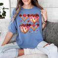 Valentines Day Drip Heart Baseball XOXO Boys Kids Men Sport Women's Comfort Colors T-Shirt Chalky Mint Valentines Day Drip Heart Baseball XOXO Boys Kids Men Sport Women's Comfort Colors T-Shirt Chalky Mint