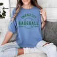 Wizard Of Oz Emerald City Baseball Costume Halloween Women's Comfort Colors T-Shirt Chalky Mint