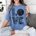 Women's Baseball Softball Baseball Mom LOVE Baseball Women's Comfort Colors T-Shirt Chalky Mint Women's Baseball Softball Baseball Mom LOVE Baseball Women's Comfort Colors T-Shirt Chalky Mint