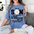 Yes Son Has Practice a Game Baseball Mom Women's Comfort Colors T-Shirt Chalky Mint Yes Son Has Practice a Game Baseball Mom Women's Comfort Colors T-Shirt Chalky Mint