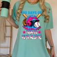 100 Days Of 3rd Grade Baseball 100th Day Of School Boys Kids Women's Comfort Colors T-Shirt Violet 100 Days Of 3rd Grade Baseball 100th Day Of School Boys Kids Women's Comfort Colors T-Shirt Violet