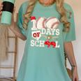100 Days Of School Baseball 100th Day Of School Kids Teacher Women's Comfort Colors T-Shirt Violet 100 Days Of School Baseball 100th Day Of School Kids Teacher Women's Comfort Colors T-Shirt Violet