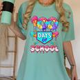 100 Days Of School Baseball Boys Kids Women's Comfort Colors T-Shirt Violet 100 Days Of School Baseball Boys Kids Women's Comfort Colors T-Shirt Violet
