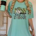 100 Days Of School Baseball Camo Cap Kids Boys 100th Day Women's Comfort Colors T-Shirt Violet