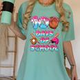 100 Days Of School Baseball Donut Dripping Teacher Boys Kids Women's Comfort Colors T-Shirt Violet 100 Days Of School Baseball Donut Dripping Teacher Boys Kids Women's Comfort Colors T-Shirt Violet