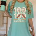 100 Days Of School Baseball Love Valentine’s Day Men Women Women's Comfort Colors T-Shirt Violet 100 Days Of School Baseball Love Valentine’s Day Men Women Women's Comfort Colors T-Shirt Violet