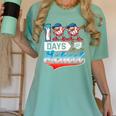 100 Days Of School Boys Baseball Drip 100th Day Dabbing Ball Women's Comfort Colors T-Shirt Violet 100 Days Of School Boys Baseball Drip 100th Day Dabbing Ball Women's Comfort Colors T-Shirt Violet