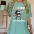 100 Days Of School Boys Kids 100th Day Balls Baseball Kids Women's Comfort Colors T-Shirt Violet