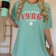 40 Year Old 1986 Classic Baseball 40th Birthday Women's Comfort Colors T-Shirt Violet