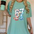 6 7 Baseball Six Seven Meme 67 Hands Kids Men Women Women's Comfort Colors T-Shirt Violet 6 7 Baseball Six Seven Meme 67 Hands Kids Men Women Women's Comfort Colors T-Shirt Violet