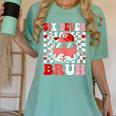 6 7 Bruh Six Seven Valentine Heart Baseball Women's Comfort Colors T-Shirt Violet