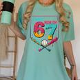 I Was 6 Now Im 7 Ice Cream Drip Baseball For Men Women Kids Women's Comfort Colors T-Shirt Violet