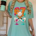 6 7 Ice Cream Drip Baseball Number 67 Player Boy Girl Kids Women's Comfort Colors T-Shirt Violet 6 7 Ice Cream Drip Baseball Number 67 Player Boy Girl Kids Women's Comfort Colors T-Shirt Violet
