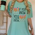 6 7 If You Know You Know Baseball Ice Cream Dip Women's Comfort Colors T-Shirt Violet