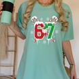 67 Baseball Christmas Candy Cane Snowflake Holiday Sports Women's Comfort Colors T-Shirt Violet 67 Baseball Christmas Candy Cane Snowflake Holiday Sports Women's Comfort Colors T-Shirt Violet
