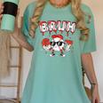 67 Bruh Valentines Baseball Boys Kids Six Seven 6 7 Women's Comfort Colors T-Shirt Violet