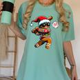 67 Gingerbread Man Playing Baseball Christmas 6 7 Meme Women's Comfort Colors T-Shirt Violet 67 Gingerbread Man Playing Baseball Christmas 6 7 Meme Women's Comfort Colors T-Shirt Violet