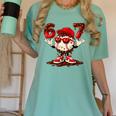 67 Valentine Day Baseball Chocolate Ice Cream Drip Women's Comfort Colors T-Shirt Violet 67 Valentine Day Baseball Chocolate Ice Cream Drip Women's Comfort Colors T-Shirt Violet