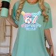 67th Birthday Squad Baseball Ice Cream Drip Birthday Squad Women's Comfort Colors T-Shirt Violet 67th Birthday Squad Baseball Ice Cream Drip Birthday Squad Women's Comfort Colors T-Shirt Violet