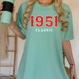 75 Year Old 1951 Classic Baseball Fan 75th Birthday Women's Comfort Colors T-Shirt Violet 75 Year Old 1951 Classic Baseball Fan 75th Birthday Women's Comfort Colors T-Shirt Violet