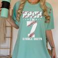 7th Birthday Baseball Bruh I'm 7 Double Digits 7 Years Old Women's Comfort Colors T-Shirt Violet 7th Birthday Baseball Bruh I'm 7 Double Digits 7 Years Old Women's Comfort Colors T-Shirt Violet