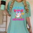 9th Birthday Baseball 9 Year Old Ice Cream Drip Boy Baseball Premium Tri-Blend Women's Comfort Colors T-Shirt Violet 9th Birthday Baseball 9 Year Old Ice Cream Drip Boy Baseball Premium Tri-Blend Women's Comfort Colors T-Shirt Violet