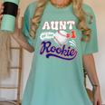 Aunt Rookie Of Year 1st Birthday Baseball Theme Matching Women's Comfort Colors T-Shirt Violet Aunt Rookie Of Year 1st Birthday Baseball Theme Matching Women's Comfort Colors T-Shirt Violet
