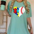 Autism Baseball Heart Autism Puzzle Baseball Mom Women's Comfort Colors T-Shirt Violet Autism Baseball Heart Autism Puzzle Baseball Mom Women's Comfort Colors T-Shirt Violet
