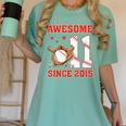 Awesome Since 2015 11 Year Old Boys Bday Baseball Theme Women's Comfort Colors T-Shirt Violet Awesome Since 2015 11 Year Old Boys Bday Baseball Theme Women's Comfort Colors T-Shirt Violet