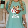 Ball Mom Football Baseball Mom Heart Women's Comfort Colors T-Shirt Violet Ball Mom Football Baseball Mom Heart Women's Comfort Colors T-Shirt Violet
