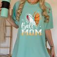 Ball Mom Heart Basketball Baseball Mom Women's Comfort Colors T-Shirt Violet Ball Mom Heart Basketball Baseball Mom Women's Comfort Colors T-Shirt Violet