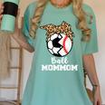 Ball MomMom Soccer Baseball Mom Mom Women's Comfort Colors T-Shirt Violet Ball MomMom Soccer Baseball Mom Mom Women's Comfort Colors T-Shirt Violet