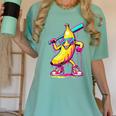 Banana With Baseball Bat Street Baseball Drip Women's Comfort Colors T-Shirt Violet