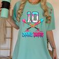 Baseball 10 Year Old Ice Cream Drip 10th Bday Double Digits Women's Comfort Colors T-Shirt Violet Baseball 10 Year Old Ice Cream Drip 10th Bday Double Digits Women's Comfort Colors T-Shirt Violet