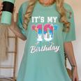Baseball 10 Year Old Ice Cream Drip 10th Birthday Boys Women's Comfort Colors T-Shirt Violet