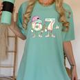 Baseball 67 Dripping Six Seven Drip Meme Ice Cream Boy Women's Comfort Colors T-Shirt Violet Baseball 67 Dripping Six Seven Drip Meme Ice Cream Boy Women's Comfort Colors T-Shirt Violet