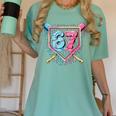 Baseball 67 Ice Cream Drip Six Seven Meme Boy Girl Kid Women's Comfort Colors T-Shirt Violet