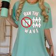 Baseball Ban The Wave Baseball Mom Player Coach Fan Women's Comfort Colors T-Shirt Violet Baseball Ban The Wave Baseball Mom Player Coach Fan Women's Comfort Colors T-Shirt Violet