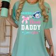Baseball Or Bows Your Daddy Loves You Gender Reveal Matching Women's Comfort Colors T-Shirt Violet Baseball Or Bows Your Daddy Loves You Gender Reveal Matching Women's Comfort Colors T-Shirt Violet
