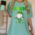 Baseball Bruh Drip Ice Cream Youth Boy St Patricks Day Women's Comfort Colors T-Shirt Violet Baseball Bruh Drip Ice Cream Youth Boy St Patricks Day Women's Comfort Colors T-Shirt Violet