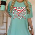 Baseball Candy Cane Christmas Baseball Ice Cream Drip Boys Women's Comfort Colors T-Shirt Violet Baseball Candy Cane Christmas Baseball Ice Cream Drip Boys Women's Comfort Colors T-Shirt Violet